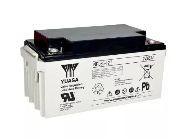 Baterie UPS 12V/  65AH Yuasa NPL65-12I, 10-12 years, Long Life