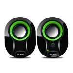 Speakers SVEN 290 Black/Green, 5w, USB power / DC 5V