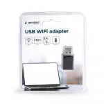 Gembird WNP-UA1300-02, Compact dual-band AC1300 USB 3.0 Wi-Fi adapter, RF band: 2.4 GHz & 5 GHz, speed up to 867 Mbps + 400 Mbps, Chipset: RTL8812BU