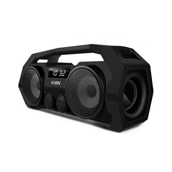 SVEN PS-465, Bluetooth Portable Speaker, 18W RMS, Support for iPad & smartphone, Bluetooth, LED disp