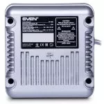 SVEN VR-V600, 200W, Automatic Voltage Regulator, 2x Schuko outlets, Input voltage: 184-285V, Output