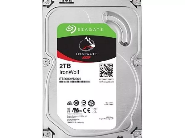 3.5" HDD  2.0TB SATA 64MB Seagate "IronWolf NAS (ST2000VN004)"