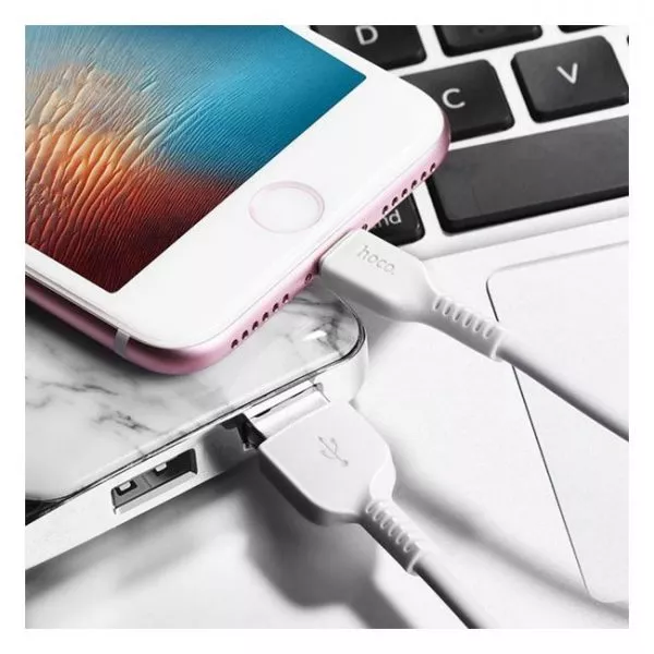 Hoco X20 Flash lightning charging cable (1m) white