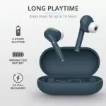 Trust Nika Touch Bluetooth Wireless TWS Earphones - Blue, Up to 6 hours of playtime, Manage all impo