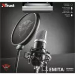 Trust Gaming GXT 252 Emita Streaming Microphone, USB connection, Including heavy weight metal stand,