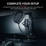Trust Gaming GXT 252 Emita Streaming Microphone, USB connection, Including heavy weight metal stand,