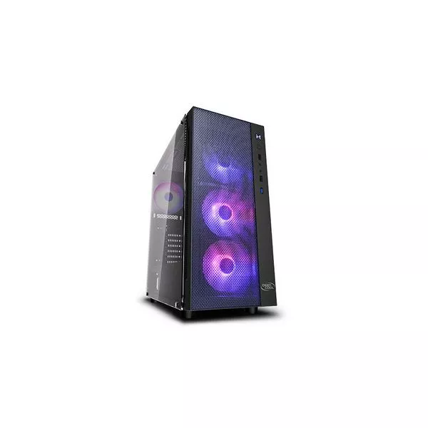 DEEPCOOL "MATREXX 55 MESH ADD-RGB 4F" ATX Case, with Side-Window (full sized 4mm thickness), Tempered Glass