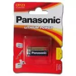 CR123A Panasonic "PHOTO Power" 3V, LITHIUM, Blister*1, CR-123AL/1BP