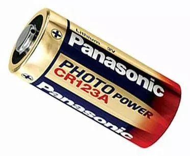 CR123A Panasonic "PHOTO Power" 3V, LITHIUM, Blister*1, CR-123AL/1BP