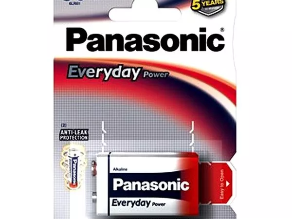 Crona 9V Panasonic "EVERYDAY Power" Blister*1, Alkaline, 6LF22REE/1BR