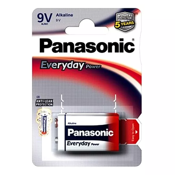 Crona 9V Panasonic "EVERYDAY Power" Blister*1, Alkaline, 6LF22REE/1BR