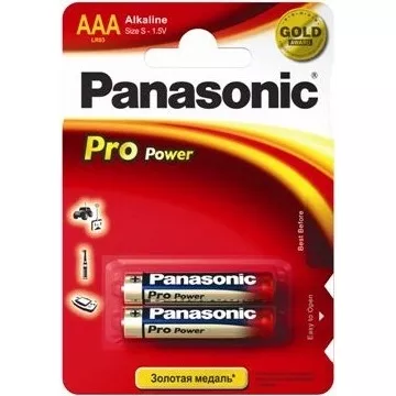 Panasonic "PRO Power" AAA Blister*2, Alkaline, LR03XEG/2BP