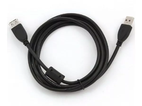 Cable USB, USB AM/AF, 3.0 m, USB2.0 Premium quality with ferrite core, CCF-USB2-AMAF-10