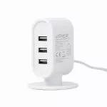 Universal USB  desktop charger, Out:3 USB*5V/3.1A, In:CEE7/4, mixed: Black&White, EG-U3C3A-01-MX