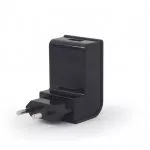 Universal USB charger, Out:1 USB * 5V / 2.1A, In: Schuko CEE 7/4, Black, EG-UC2A-02