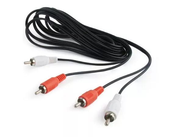 Cable RCA*2 - RCA*2, 1.8m, Cablexpert, CCA-2R2R-6