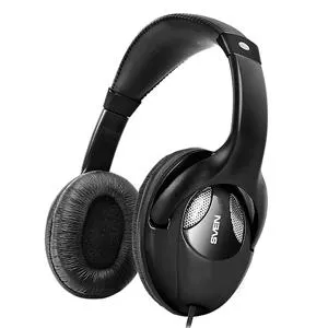 SVEN AP-670V, Headphones, Volume control, Leather ear cushions, 2.5m, Black