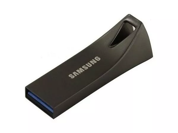 64GB USB3.1 Flash Drive Samsung Bar Plus "MUF-64BE4/APC", Black, Metal Case (R:200MB/s)