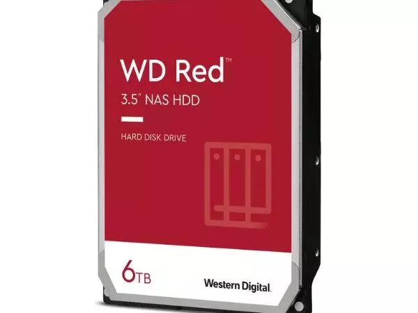 3.5" HDD  6.0TB  SATA 256MB Western Digital "Red NAS (WD60EFAX)"