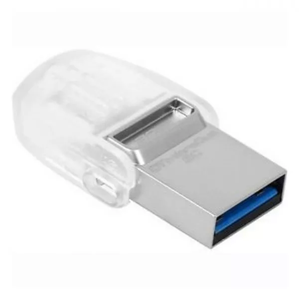 128GB USB3.1 Kingston DataTraveler MicroDuo, Ultra-small, USB OTG Type C (On-The-Go), (Read 100 MByt