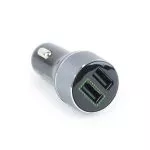 USB Car Charger - Gembird EG-U2QC3-CAR-01, 2x USB2.0 socket, Output current: up to 2.1A, (including