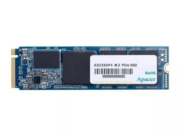 M.2 NVMe SSD  256GB  Apacer AS2280P4 [PCIe 3.0 x4, R/W:1800/1100MB/s, 190/180K IOPS, 3D TLC]