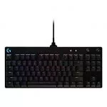 Gaming Keyboard Logitech G PRO, TLK, Mechanical, GX Blue Clicky, RGB , Detachable cable, Black, USB