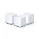 MERCUSYS Halo S12 (3-pack)  AC1200 Mesh Wi-Fi System, 2 LAN Port, 867Mbps on 5GHz + 300Mbps on 2.4GH
