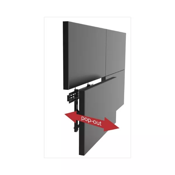 Wall Mount Reflecta PLANO Video Hall 60-6040, Display size 32"-60", Pop-Out Function