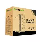 Case ATX GAMEMAX Black Diamond, 1x120mm, ARGB (LED fan, LED strip), Rainbow HUB, TG, USB3.0, White