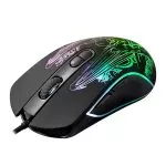 Gaming Mouse Qumo Gothic, Optical,200-3200 dpi, 7 buttons, Ambidextrous, RGB, USB
