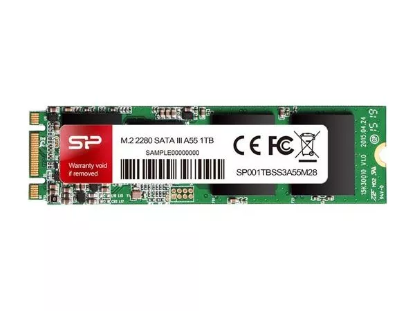 M.2 SATA SSD 1.0TB  Silicon Power Ace A55, Interface: SATA III 6Gb/s, M.2 Type 2280 form factor, Seq