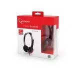 Gembird MHS-002 Stereo Headphones with Microphone, Volume control, Plug Type: 3.5mm StereoBlack