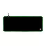 Gaming Mouse Pad  GMB  MP-GAMELED-L, 800 Ч 300 Ч 4mm, Natural rubber foam + Fabric, RGB, Black