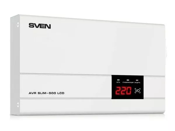 Stabilizer Voltage SVEN AVR SLIM-500 LCD