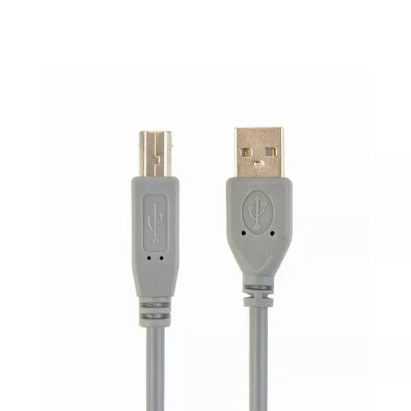 Cable USB, A-plug B-plug, 1.8 m, USB2.0, High quality, Grey, CCP-USB2-AMBM-6G