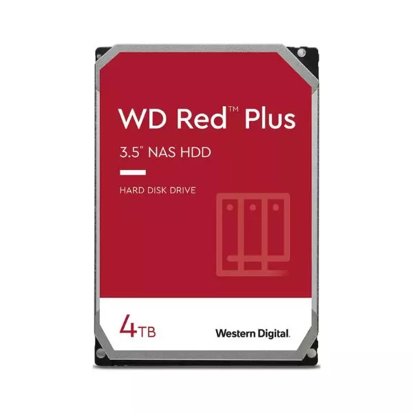 3.5" HDD  4.0TB  Western Digital WD40EFZX Caviar® Red™ Plus NAS, CMR Drive, 5400rpm, 128MB, SATAIII