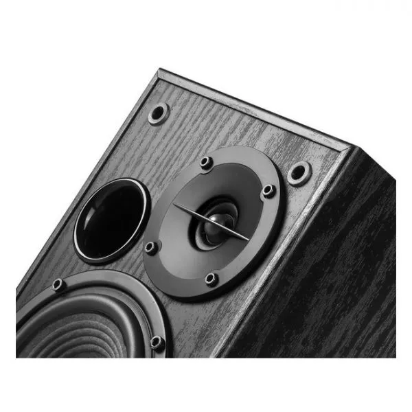 Edifier R1100 Black, 2.0/ 42W (2x21W) RMS, Audio in: two analog (RCA), wooden, (4"+1/2")