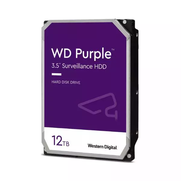 3.5" HDD 12.0TB-SATA-256MB Western Digital  "Purple Surveillance (WD121PURZ)"