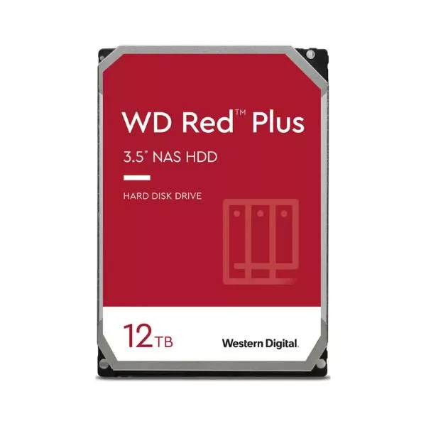 3.5" HDD 12.0TB-SATA-256MB Western Digital  "Red Plus NAS (WD120EFBX)"