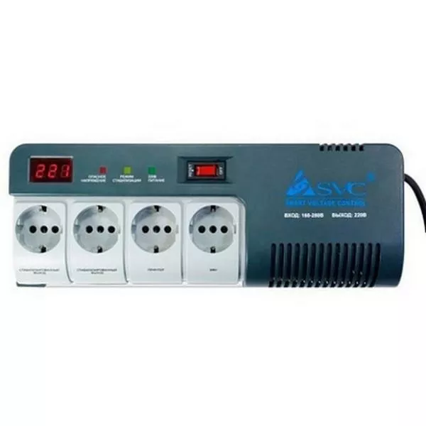 Stabilizer Voltage Ultra Power AVR-1012,  1000VA/600W, Output sockets: 4 Ч Schuko