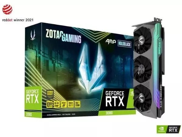 ZOTAC GeForce RTX 3080 AMP Holo LHR 10GB GDDR6X, 320bit, 1770/19000Mhz, Ampere, PCIeX16 4.0, Triple Fan / IceStorm2.0, 1xHDMI, 3xDP, Active Fan Contro