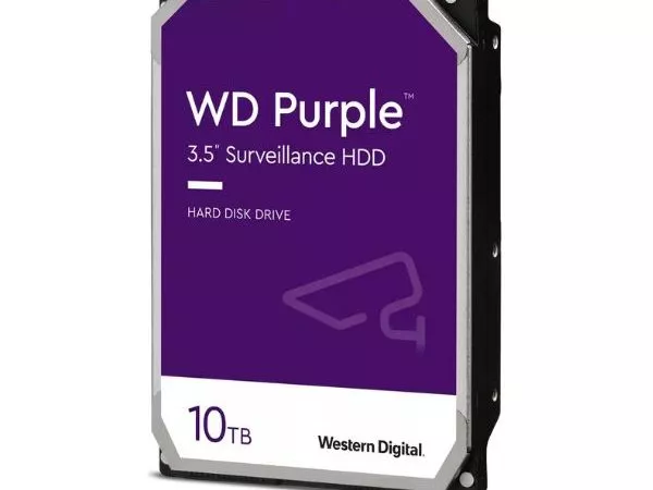 3.5" HDD 10.0TB-SATA- 256MB Western Digital  "Purple Surveillance (WD102PURZ)"