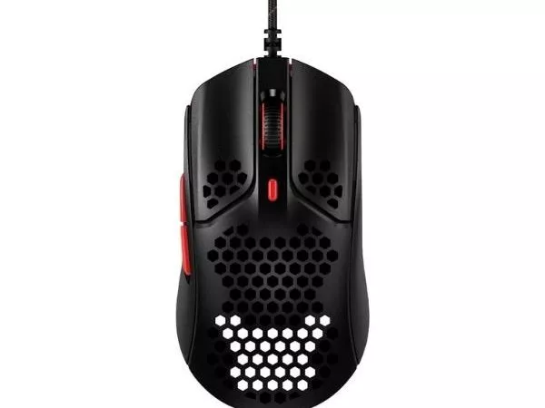 Gaming Mouse HyperX Pulsefire Haste, 400-16000 dpi, 6 buttons, 40G, 450IPS, 80g, Black/Red, USB