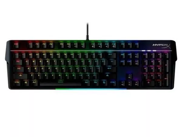 Gaming Keyboard HyperX Alloy MKW100, Mechanical, Aluminum Frame, Wrist rest, Red SW, RGB, USB