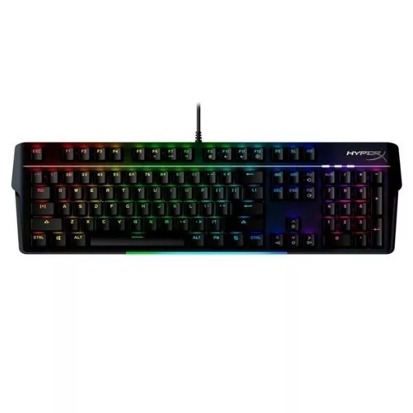 Gaming Keyboard HyperX Alloy MKW100, Mechanical, Aluminum Frame, Wrist rest, Red SW, RGB, USB