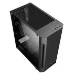 Case ATX GAMEMAX Fortress TG, w/o PSU, 3x120mm fans, PWM Controller, Tempered Glass, USB3.0, Black