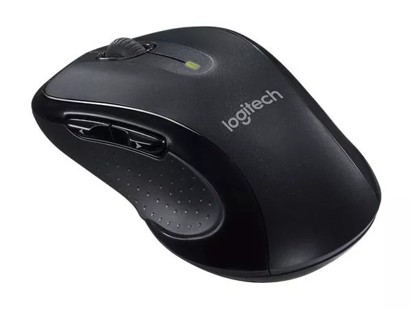 Wireless Mouse Logitech M510, Optical, 1000 dpi, 7 buttons, Ambidextrous, Tilt scroll, 2xAA, Black