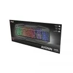 Trust Gaming GXT 830-RW Avonn Keyboard, RU, 12 direct-access media keys, Anti-Ghosting, Gaming mode,