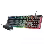Trust Gaming Combo GXT 838 Azor Keyboard & Mouse, RU, Keyboard: 12 multimedia function keys,3 combin